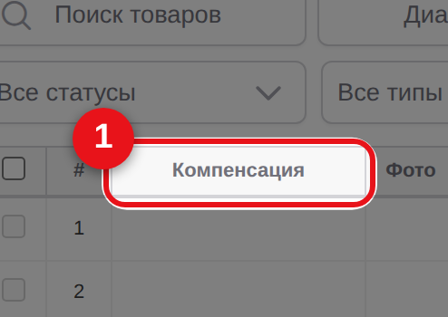 Колонка Компенсация